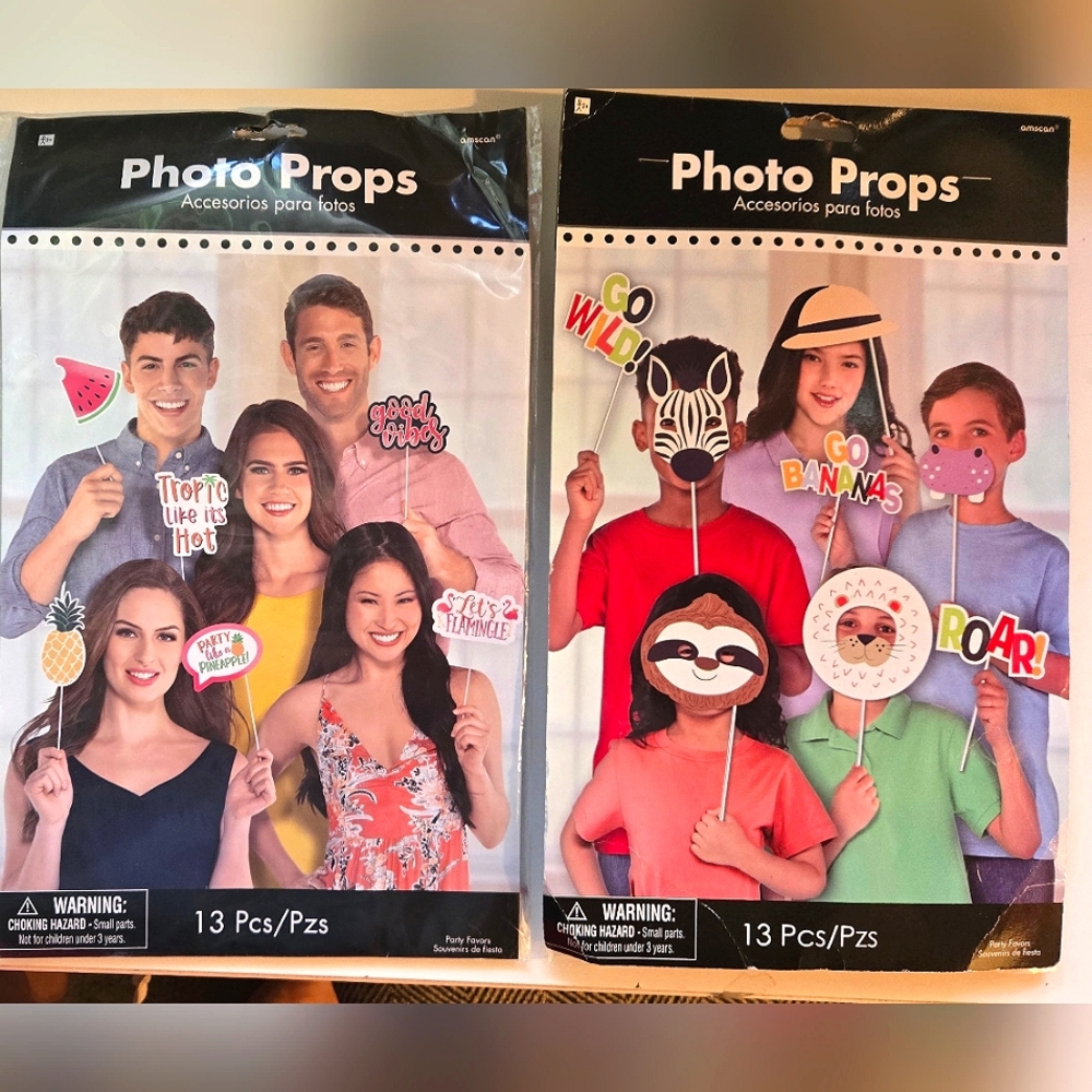 Amscan Photo Props Party Supplies Bundle